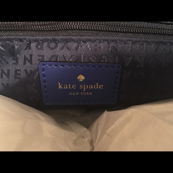 Kate Spade Blue Backpack Purse Bag Perri - Picture 6 of 8